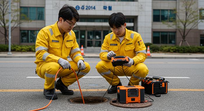 용인시 하수구고압세척 최고 장비
