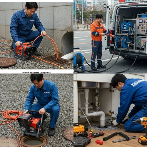 강남구 고압세척으로 하수구막힘 해결
