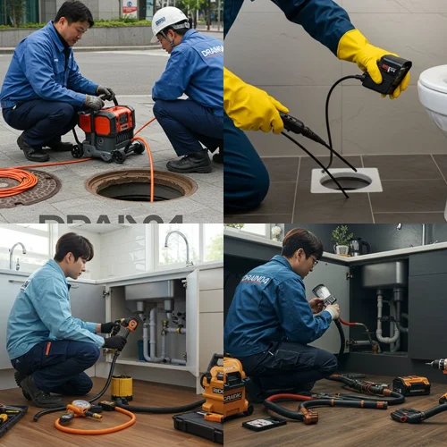 강남구 고압세척으로 하수구막힘 해결