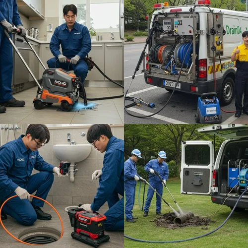 강남구 고압세척으로 하수구막힘 해결