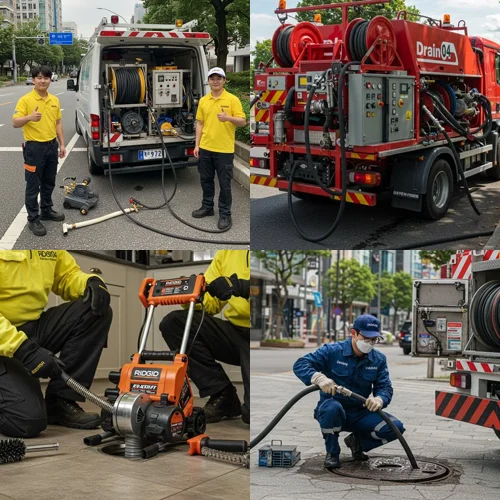 강남구 고압세척으로 하수구막힘 해결