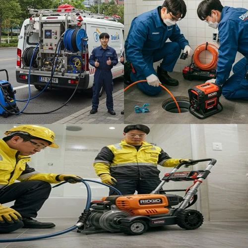 강남구 고압세척으로 하수구막힘 해결