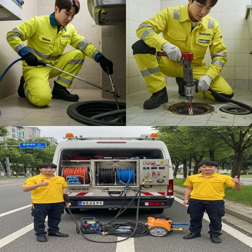 동대문구 하수구 고압세척 4시간 상담 가능합니다.
