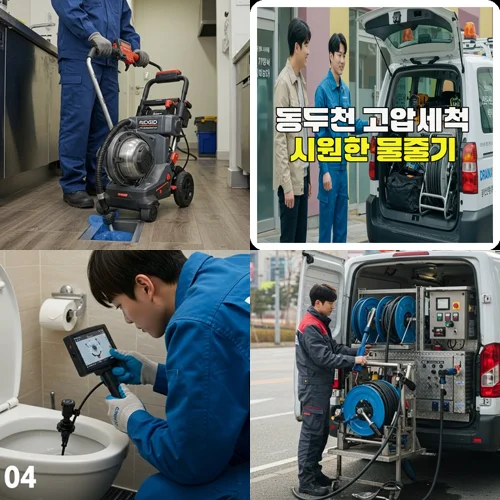 고압세척으로 맑고 상쾌한 동두천 여행