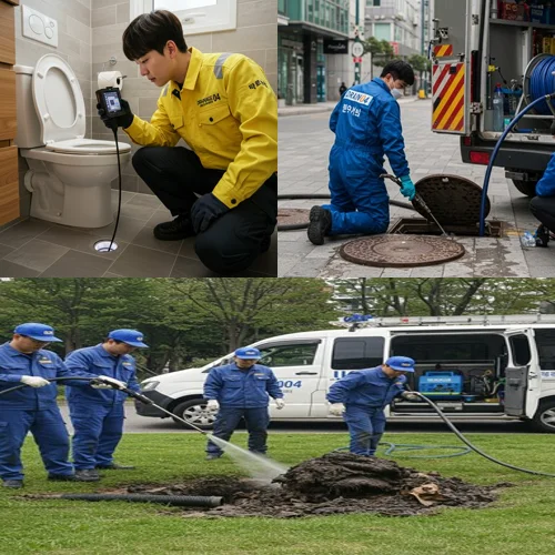 서대문 하수구고압세척 통수 원스톱