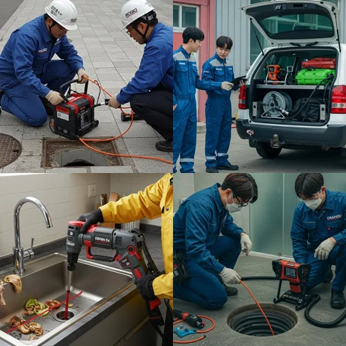 종로구 하수구고압세척 막힌 속까지