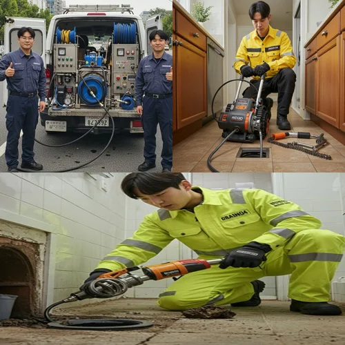 성북구 고압세척 시원한 통수