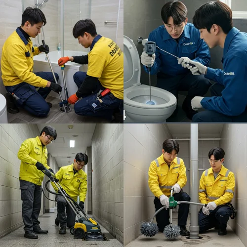 구리 고압세척 완벽하게