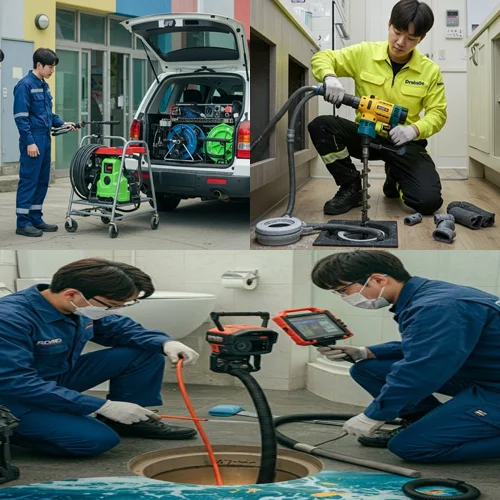 안산 하수구 고압세척 고민 끝 최고의 기술로 해결해 드립니다.