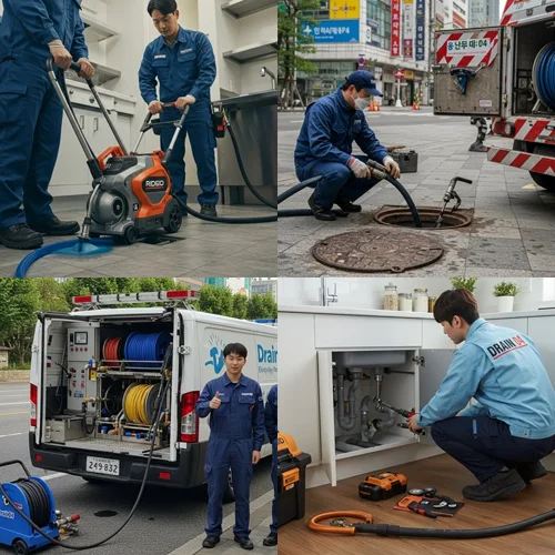 안산 하수구 고압세척 고민 끝 최고의 기술로 해결해 드립니다.