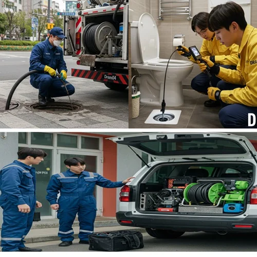 인산 고압세척 시원하게