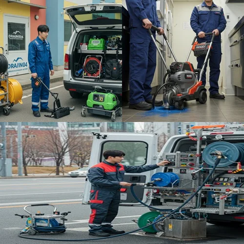 수원 고압세척 시원한 통수