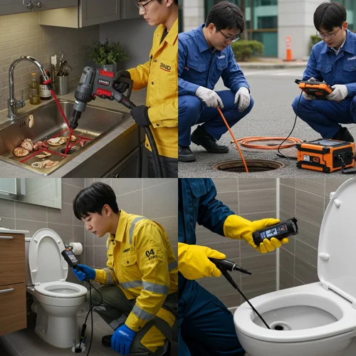 수원 고압세척 시원한 통수