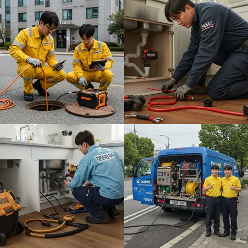 수원 고압세척 시원한 통수