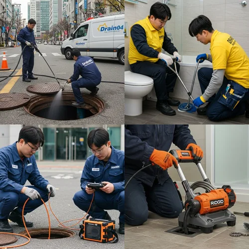 안성시 고압세척 막힘 문제