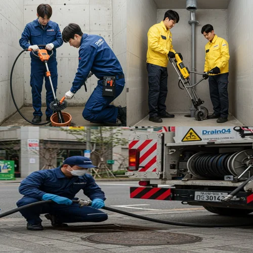 구로 고압세척 꽉 막힌 운