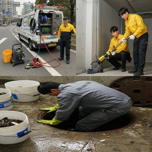 시흥 하수구고압세척 막힘 걱정 끝