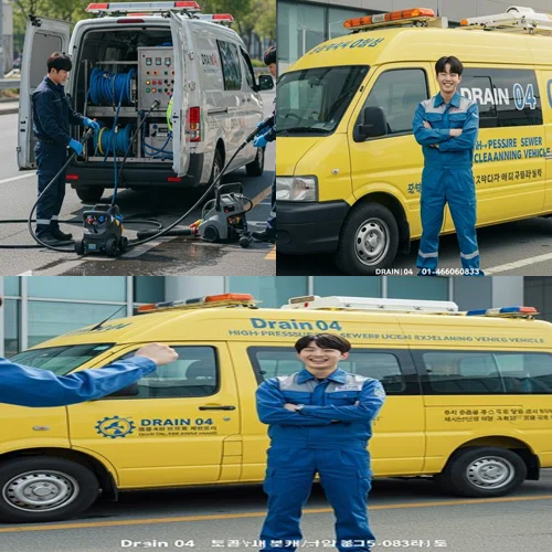 시흥 하수구고압세척 막힘 걱정 끝