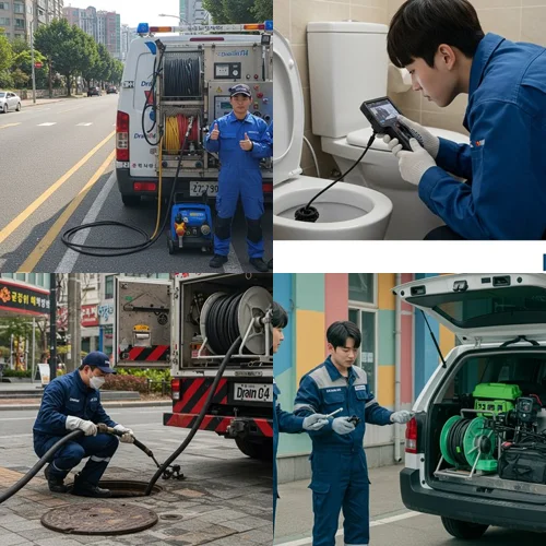 동두천시 고압세척 시원한 물줄기