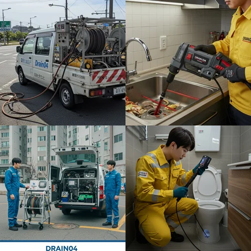 마포구 하수구고압세척 통수 원스톱