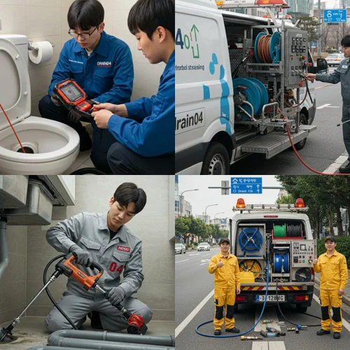 동두천 하수구고압세척 막힘의 끝판왕