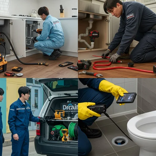 광주시 고압세척 막힌 속까지