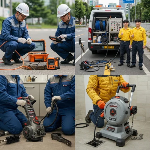 수정구 고압세척 운까지 뚫어