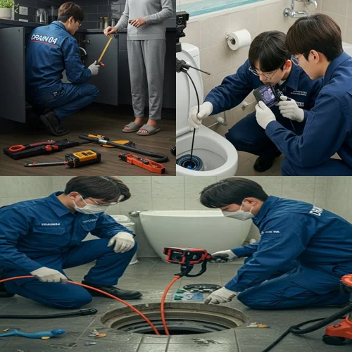 연수구 고압세척 하수구 해결사