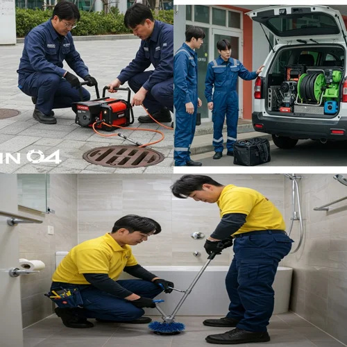 연수구 고압세척 하수구 해결사