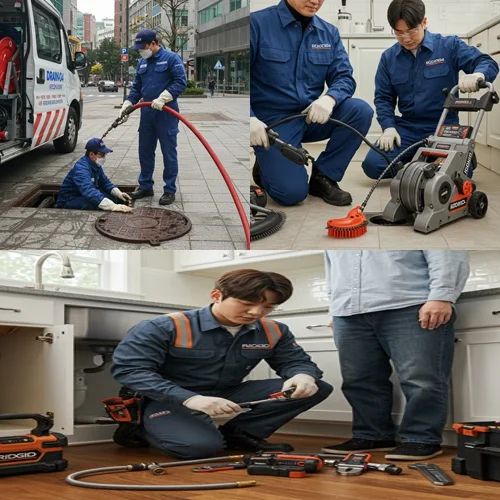 파주시 하수구고압세척 막힘 탈출