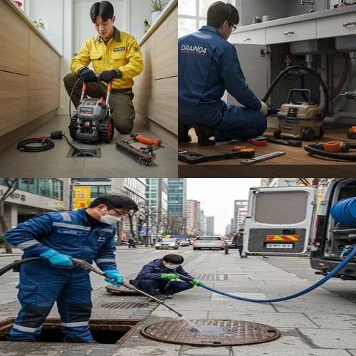 오산시 하수구고압세척 시원하게 뚫어