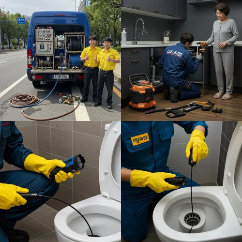 평택시 하수구고압세척 한 번에 해결