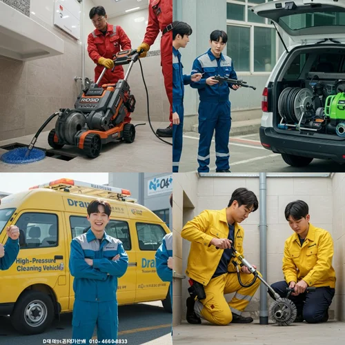 용산 하수구고압세척 스트레스 해소