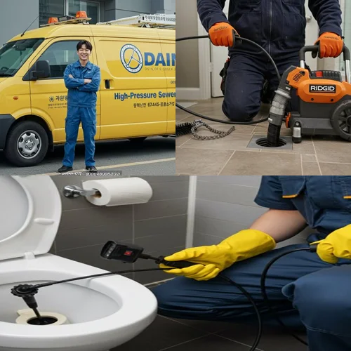 과천시 고압세척 막힘 문제