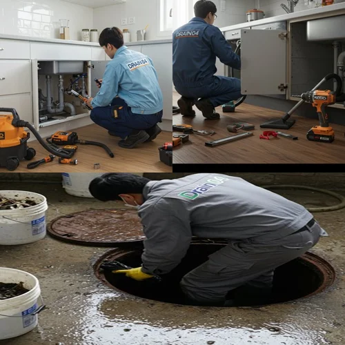 과천시 고압세척 막힘 문제