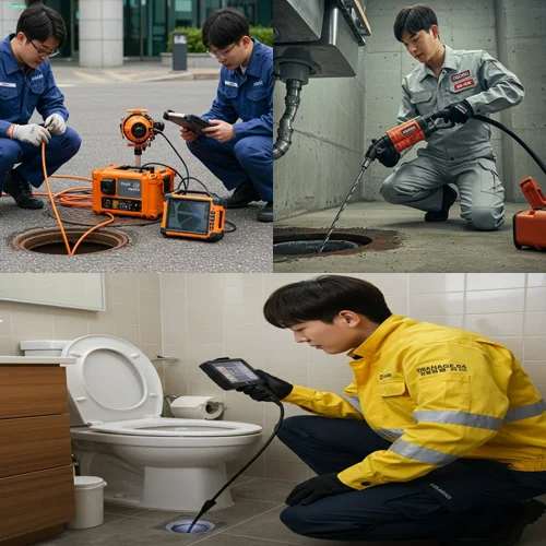 용산 하수구고압세척 스트레스 해소