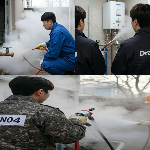 성남시 언수도 녹임 해빙 업체 수도 동파 신속하게 녹여