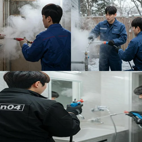 강동구 언수도 녹임 해빙 업체 꽁꽁 언 수도관 완벽 해빙