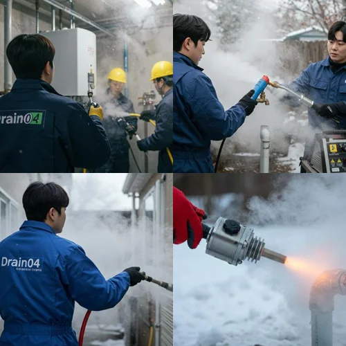 서대문구 수도 배관 하수구 얼었을때 꽁꽁 언 수도관 완벽 해빙