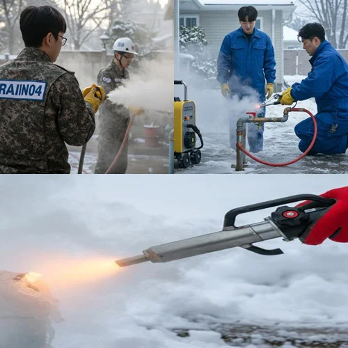 서대문구 수도 배관 하수구 얼었을때 꽁꽁 언 수도관 완벽 해빙