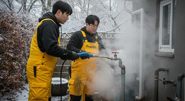 안성 수도 배관 하수구 얼었을때 꽁꽁 언 수도관 완벽 해빙