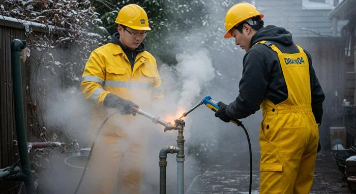 안성 수도 배관 하수구 얼었을때 꽁꽁 언 수도관 완벽 해빙