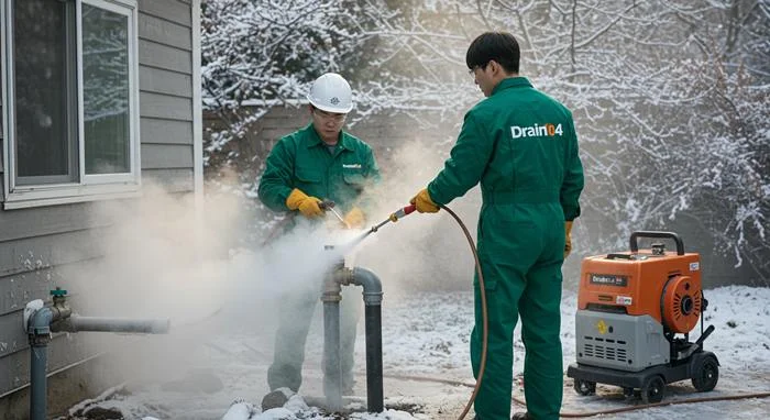 의왕시 수도 배관 하수구 얼었을때 겨울철 동파 긴급 해결