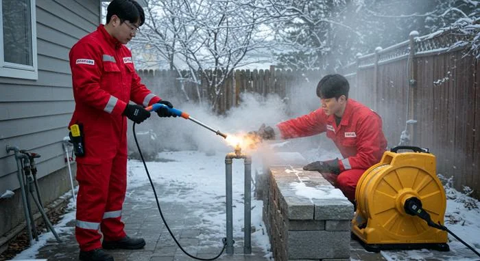 연수구 언수도 배관 해빙 업체 꽁꽁 언 수도관 완벽 해빙