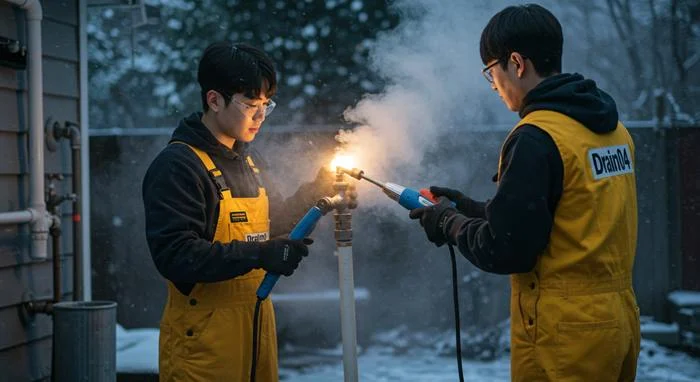 포천시 수도 배관 하수구 얼었을때 꽁꽁 언 수도 녹여드립니다