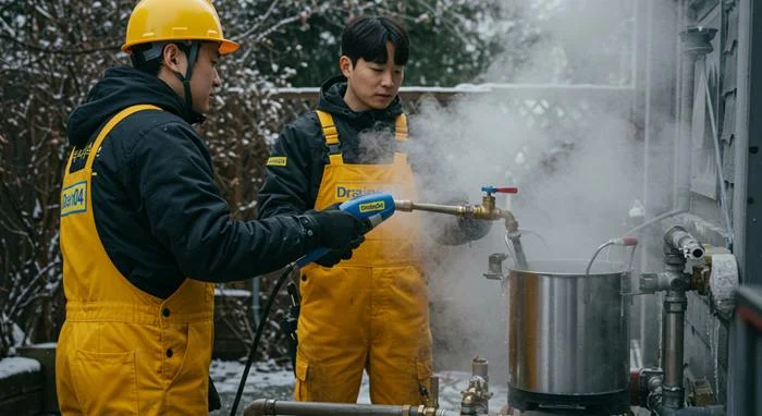 부천시 수도 배관 하수구 얼었을때 수도 동파 신속하게 녹여