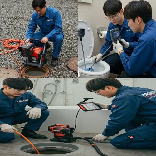 인산 고압세척 시원하게