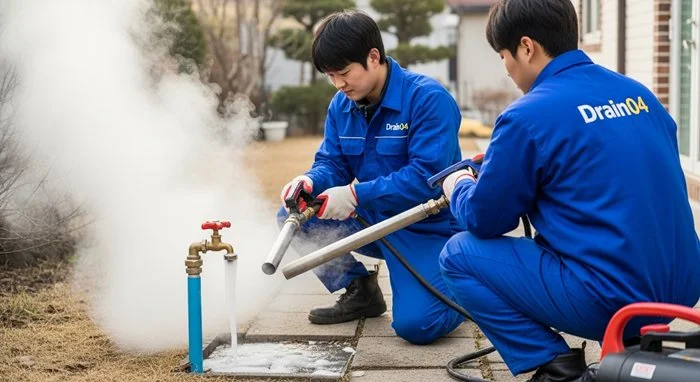 구리시 언수도 녹임 해빙 업체 겨울철 동파 긴급 해결