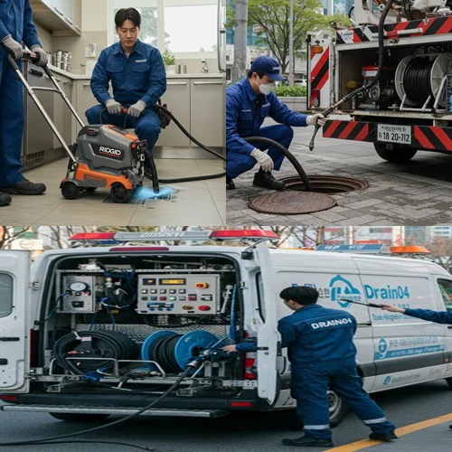 의왕시 하수구고압세척 시원한 전문가