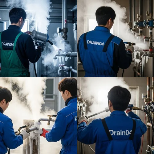 평택시 수도 배관 하수구 얼었을때 겨울철 동파 긴급 해결